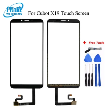 5.93 collu CUBOT X19 LCD+Touch Screen Digitizer Montāža Oriģināls LCD+Touch Digitizer Par CUBOT X19S Sensors LCD TP