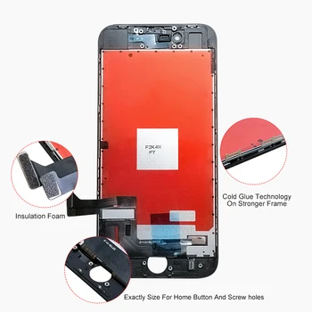 5 Gabals Grade AAA+++ Nomaiņa Touch Digitizer Montāža LCD Displejs Priekš iPhone 5 5S SE 6S 6 7 8 Plus X XS XR XS max LCD Ekrāns