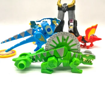 5 in 1 Samontēti Dinozords Transformācijas Dinozauru Ranger Megazord Robots Darbības Rādītāji Bērniem, Rotaļlietas, Dāvanas, Megazords