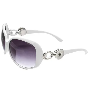 5 Krāsu Jaunu Snap Pogu, Saulesbrilles Leopards Drukāt Brilles Brilles Saulesbrilles Fit 18mm Snap Pogu Sieviešu Rotaslietas ZN054