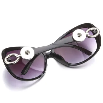 5 Krāsu Jaunu Snap Pogu, Saulesbrilles Leopards Drukāt Brilles Brilles Saulesbrilles Fit 18mm Snap Pogu Sieviešu Rotaslietas ZN054