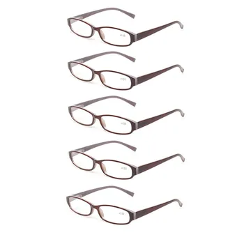 5 pack classic Lasīšanas Brilles Sievietēm Pavasara Viru retro mazāku rāmji, brilles ērti Lasītāji
