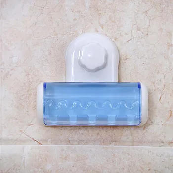 5 Pakaramie Putekļu necaurlaidīgs zobu Suku Turētājs Vannas istaba Virtuves Ģimenes Turētājs Toothbrushs Piesūcekņa Turētāju Wall Mount Āķis
