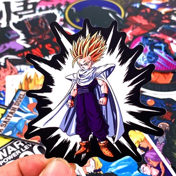 5 stilus, 100GAB jauns Anime Dragon Ball Uzlīmes Super Saiyan Goku Decal Par Snovborda Bagāžas Auto Ledusskapis Klēpjdatoru Atdzist Uzlīme