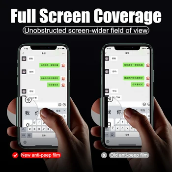 5000D Privātuma Stikls iPhone 11 Pro X XS Max XR SE 2 Screen Protector For iPhone 6 7 8 Plus SE 