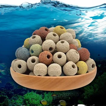 500g Akvārija Filtru Nesēju Bumbu Keramikas Bioķīmisko Bumbu Filtrs Māja Akvārija Zivju Tvertnes, Ūdens Tīrīšanas Piederumi
