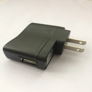 500pcs/daudz 0.5 A 1A MUMS Pievienojiet USB lādētājs ac mājas sienas lādētāju strāvas adapteri mp3 mp4 telefons Melnā Krāsā