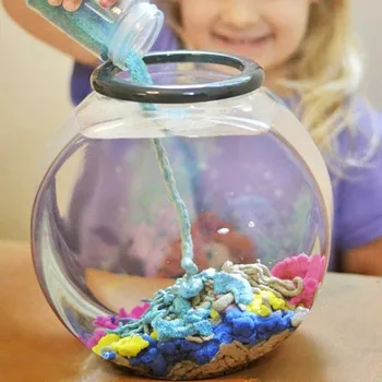 50g Ne Mitras Magic Sand Bērniem Mākslas Rotaļlietu Komplekts, kas Nav Slapjš Krāsu, Pārvietojot Smiltis Pudelē Komplekts Gļotas Izglītības Smieklīgi Rotaļlieta Bērniem Dāvanas