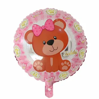 50gab 18inch Karikatūra Teddy Bear, Folija Baloni Dzimšanas dienas svinības Balonu Apdare globos Valentīna Diena Kāzu Piegādes ballooon