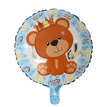 50gab 18inch Karikatūra Teddy Bear, Folija Baloni Dzimšanas dienas svinības Balonu Apdare globos Valentīna Diena Kāzu Piegādes ballooon