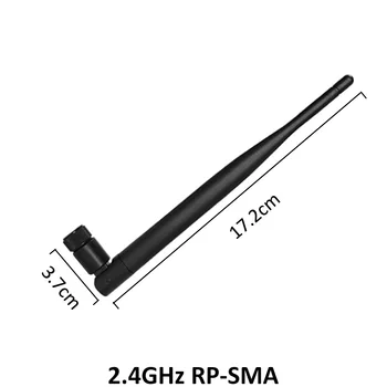 50gab 2.4 GHz Antenu wifi 5dBi WiFi Antena, RP-SMA Male 2.4 ghz antena wi fi Maršrutētāju+ PCI U. FL IPX, lai RP SMA Male Bize Kabelis