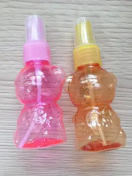 50GAB 50ml smidzināšanas pudeli, Plastmasas iepakojums,PET uzpildāmas smaržas bottlle konteineru Izlases krāsu, izlases stils