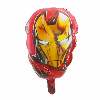 50gab Captain America Pontons Spider varonis, Cilvēks Dzelzs Galvu, Folija Baloni 18inch Avengers Varonis baloni dzimšanas dienas svinības Dekoru rotaļlietas