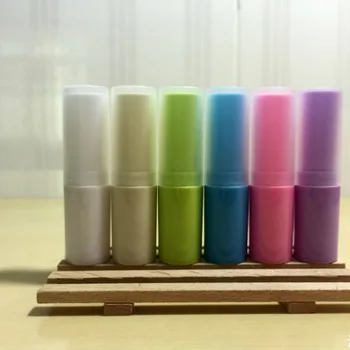 50gab/daudz 4g DIY Krāsains Lūpu caurules modes atdzist lūpu pudeles Konteineros, zils, rozā jauktu krāsu Tukšs Liptubes Augstas Kvalitātes