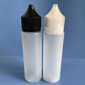 50gab/daudz 60ml Tukšas Plastmasas LDPE Pudeles Pilinātāju Ūdens Šķidrā E Sula Acu Squeezable Pudeli Norādīja Padoms Caps Vape Eļļas Tvertnes