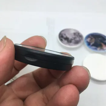 50gab/daudz ir spogulis Sublimācijas Tukšu mobilo Telefonu Plastmasas Turētājs Ar Metāla ievietot siltuma trasnfer drukāšanas Tālruņa Turētājs