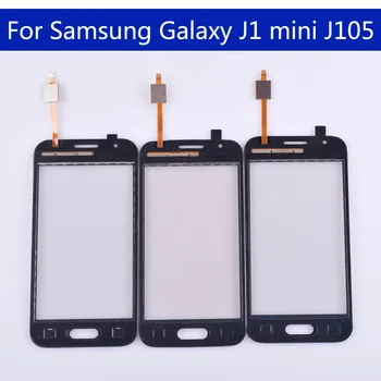 50gab\daudz J105 Samsung Galaxy J1 mini J105 J105H J105F J105B J105M SM-J105F Touch Screen panelis Digitizer Stikla Touchscreen