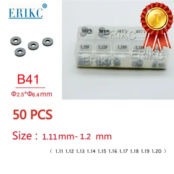 50GAB ERIKC B41 Degvielas Sprauslu Blīves Izmērs 1.11-1.2 mm Sprauslu, Vārstu Pielāgot Mazgāšanas Remonts par Bosch Inžektoru Blīves Blīves
