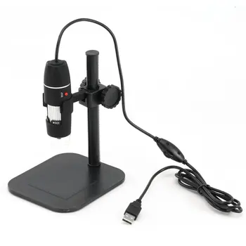 50X līdz 500 X USB LED Digitālā Elektroniskā Mikroskopa Lupa Fotokameras Melnās Praktiski Kamera Mikroskopu Endoskopu Lupa