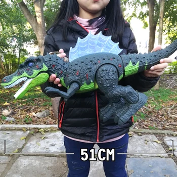 51cm Izcilu kvalitāti, Lielu Elektrisko Pastaigas Dinozauru Rotaļlietas agrīnās izglītības izglītojošas rotaļlietas bērniem Bērnu Rotaļlietu Zēns
