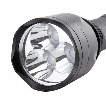 5400LM C10 3 LED XPG2 R51A Lampa Pērles Balta Gaisma Ūdensizturīgs Medību kabatas Lukturītis Ar 18650 Akumulatoru Hungting Apgaismojums / Zvejas