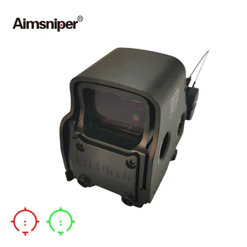 558 Hologrāfiskā Etech Red Green Dot Sight, Medību Optika Riflescope Ar 20mm Dzelzceļa Taktiskās darbības Joma Airsoft Šautene Snaiperis