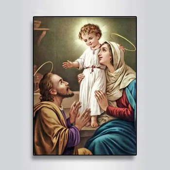 5D Dimanta Krāsošana Jaunavas Marijas Bērni Kristīgās Reliģijas Jēzus Kristus Dimanta Izšuvumi Mātes Mīlestības Bērns, Reliģisko
