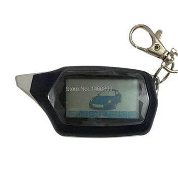 5GAB/Daudz C9 2 Veidu Auto Signalizācija, LCD Tālvadības pults Keychain Fob Par 5 GAB krievu Auto pretaizdzīšanas Signalizācijas Transportlīdzekļa Drošības Starline C9