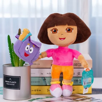 5gab/daudz karstā pārdošanas Patiesas mīlestības piedzīvojums ar Dora Zābaki mērkaķis Swiper plīša rotaļlieta pildīti ar mīkstu TV & filmas spēle, kas lelle bērniem dāvanu