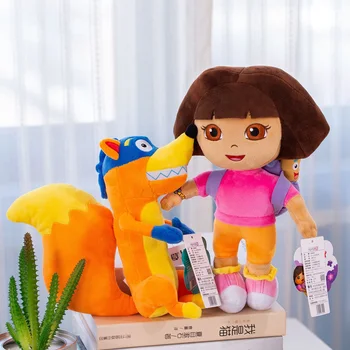 5gab/daudz karstā pārdošanas Patiesas mīlestības piedzīvojums ar Dora Zābaki mērkaķis Swiper plīša rotaļlieta pildīti ar mīkstu TV & filmas spēle, kas lelle bērniem dāvanu