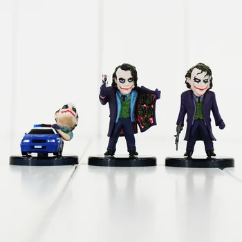 5gab/Daudz Supervaroņu Joker Dark Knight PVC Rīcības Attēls Keychain Kolekciju Modelis Rotaļlietas
