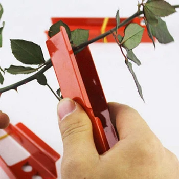 5gab DIY Rīku, Florists Metāla Gardon Ziedu Rožu Ērkšķis Stublāja Lapu Attvaicētājs Rožu Plier Noņemot Asumiem Dārza Instruments
