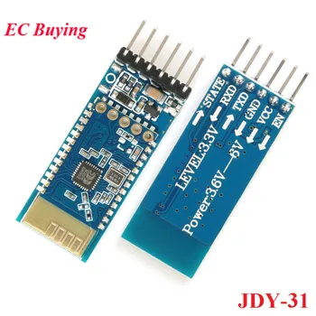 5gab JDY-31 Bluetooth 3.0 HC-HC 05-06 Bluetooth Modulis Seriālā Porta 2.4 G SPP Pārredzamu Pārraidi Saderīgu HC 05 06 JDY-30