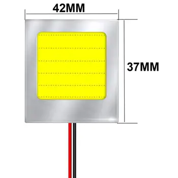 5gab/Komplekts Auto Vīt T10 BA9S White LED 48SMD Panelis Interjera Dome Kartes Spuldzes Lampas