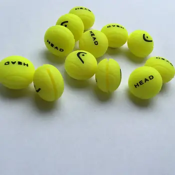 (5gab/lot) Silikona Neona Bumbiņas dizains Tenisa vibrācijas dempferis,Tenisa rakešu Dempferis,tenisa rakešu amortizators