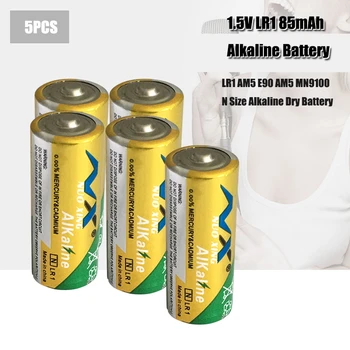 5GAB LR1 Sārma Baterijas IZMĒRS N E90 MN9100 910A 1,5 V vienreizējai Lietošanai Sausās Baterijas Sperker Bluetooth Spēlētāji