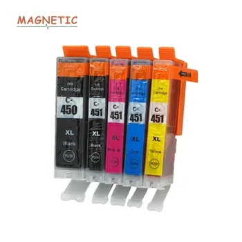 5gab saderīgs tintes kasetnes canon PGI450 CLI451 PIXMA MG5440 MG5540 MG6440 Ip7240 MX924 IX6540 IX6840 printeri AĢIN 450 451