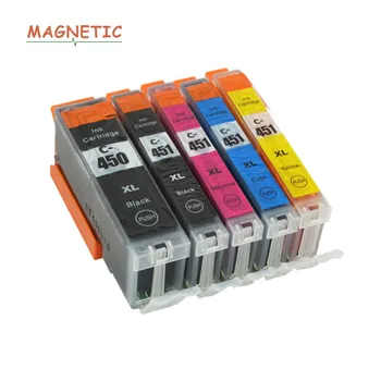 5gab saderīgs tintes kasetnes canon PGI450 CLI451 PIXMA MG5440 MG5540 MG6440 Ip7240 MX924 IX6540 IX6840 printeri AĢIN 450 451
