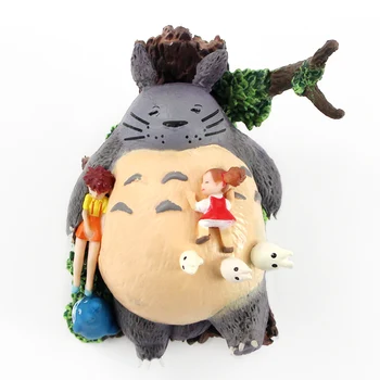 5gab/set Japānas Anime Attēls Rotaļlietas Totoro Ogino Chihiro Pils Debesīs Pasu Sheeta Gaudot Pils Gaudot Sofija Filmu Lelles 11cm
