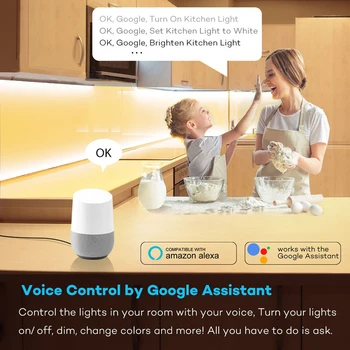 5V-24V Wifi Smart Dzīves APP Vienu krāsu/KMT/RGB/RGBWW/RGBCCT Smart Gaismas Lentes Kontrolieris Smart Home darbu ar Alexa, Google Home