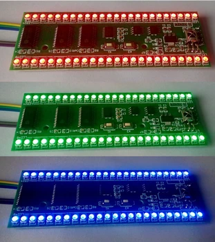 5V RGB MCU Regulējams Displeja Modelis Dual Channel Dual 24 LED līmeņa indikators bezmaksas piegāde