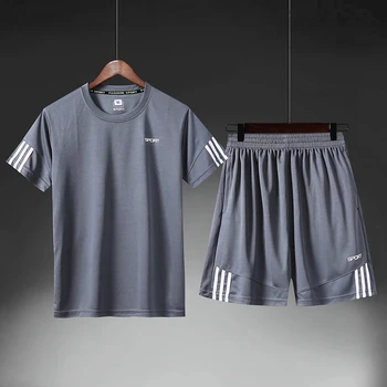 5XL vīriešu sporta SPORTA sporta T-krekls īsām piedurknēm futbols basketbols teniss ātri žāvēšanas fitnesa sporta Darbojas drēbes