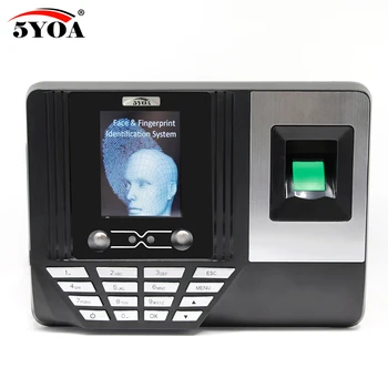 5YOA AF3 Biometrisko Sejas un Žokļu Nospiedumu Atpazīšana Touch Bezkontakta Laiks Apmeklēšanai Sistēma Mašīna Ierīces