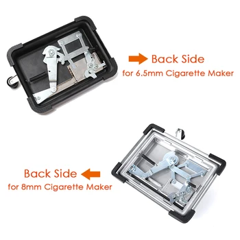 6,5 mm/8mm Nerūsējošā Tērauda Manuālā Cigarešu Maker Rullīšu Roku izliekts Tabaka Cigarešu Rullēšanas Mašīnu Daļēji automātiskās Dūmu Rīks