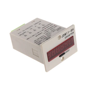 6-Ciparu LED Displejs 1-999999 Skaitītājs, Regulējami NPN Fotoelektrisks Sensora Slēdzis Digitālo Skaitītāju