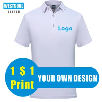 6 Krāsu Polo Krekls Pasūtījuma Logo Izšūšana Personalizētu Zīmola Tekstu, Attēlu Vasaras Elpojošs Polo Krekls WESTCOOL