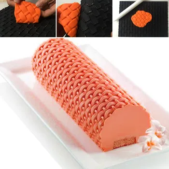 6 Stilā 3D Sirds Tekstūras Formas Silikona Kūku Veidnes Cepšanai Mat Twinkie Buche Žurnālu Komplektu Deserts Bakeware Uzstādīt Kūka Mīklas Veidne