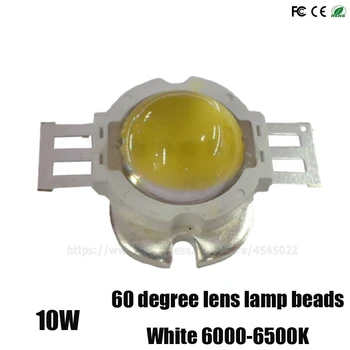 60 grādu Augsta Jauda 10W Kārta LED Diode SMD COB Uzstādīšana Epistar 45mil lampa Lampas, Mikroshēmas Balts Sarkans Zils Dzeltens Zaļš LED