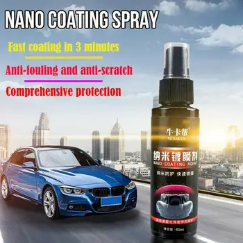 60ml Auto Nano Remonts Spray Universāla Auto Auto Remonts Anti-scratch Kristāla Apšuvuma Automobiļu Stikla Pārklājums Remonta Spray