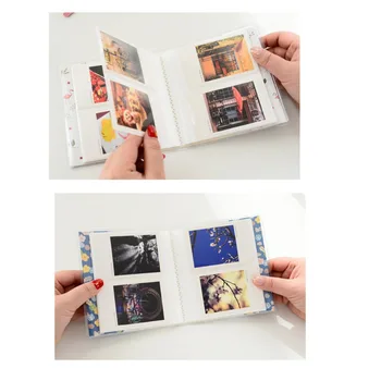 64 Kabatas Karikatūra Modelis Mini Albums Grāmatu Instax Mini LiPlay Mini 11 9 7s 8 25 70 90 HP Filmu Zobs Zink 3 Collu Foto